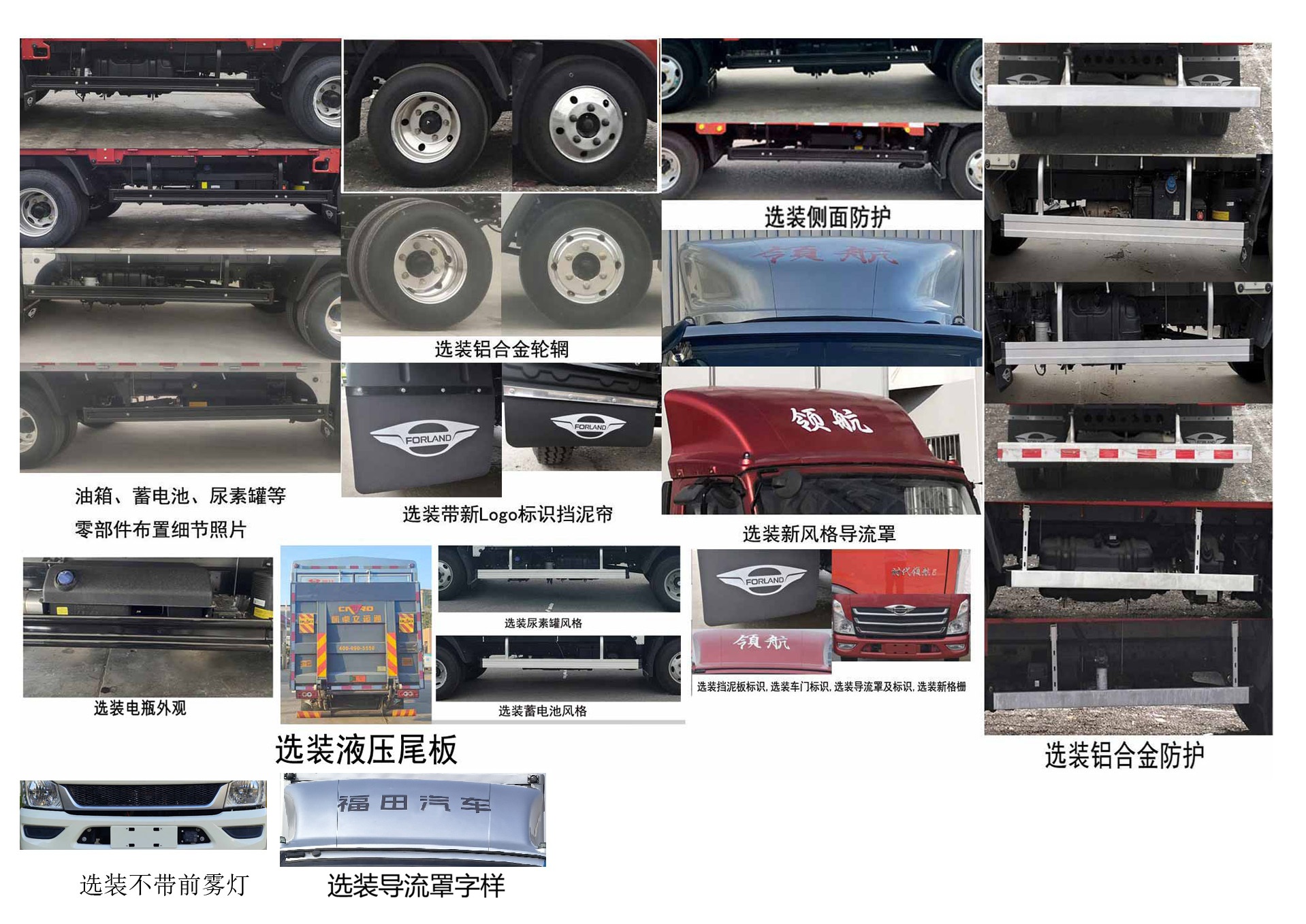 福田牌BJ5046CCY9PBA-02倉柵式運(yùn)輸車公告圖片