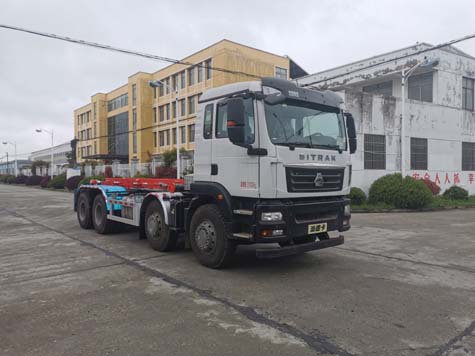 三聯(lián)牌YSY5312ZXXE6車廂可卸式垃圾車公告圖片