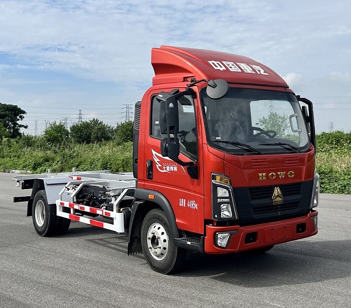 豪沃牌ZZ5047ZKXH3315F145車廂可卸式汽車公告圖片