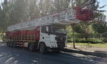 忠華通運牌TYJ5460TXJ修井機(jī)公告圖片