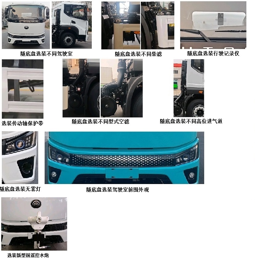宇通牌YTZ5181GPST0D6綠化噴灑車公告圖片