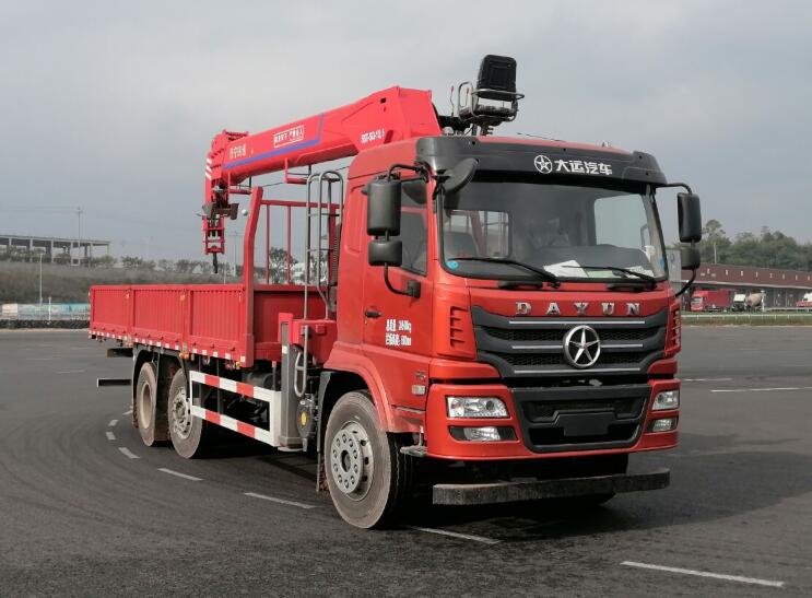 大運(yùn)牌DYZ5242JSQD6CB隨車(chē)起重運(yùn)輸車(chē)公告圖片