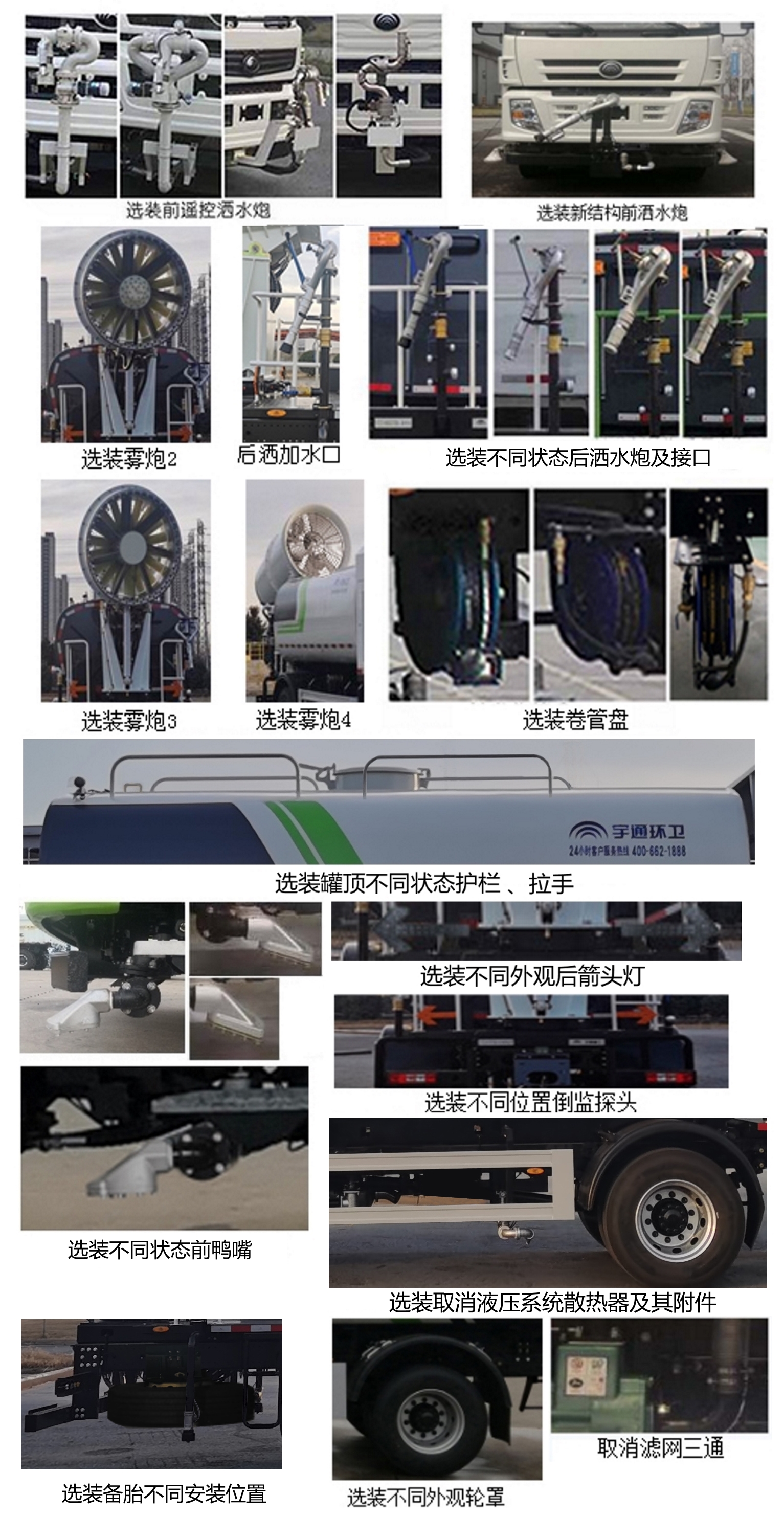 宇通牌YTZ5181TDYT0D6多功能抑塵車(chē)公告圖片