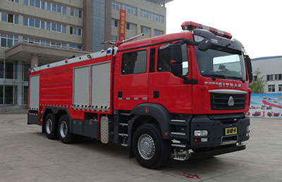 銀河牌BX5300GXFGP120/SK6干粉泡沫聯(lián)用消防車公告圖片