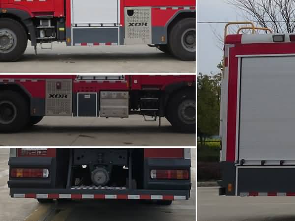 新東日牌YZR5190GXFSG80/H6水罐消防車公告圖片