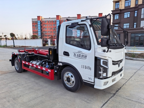 力海通牌HLH5041ZXXFD6車廂可卸式垃圾車公告圖片