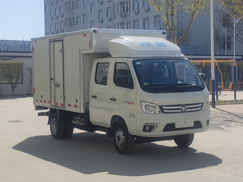 福田牌BJ5032XXY5AC6-09廂式運(yùn)輸車公告圖片