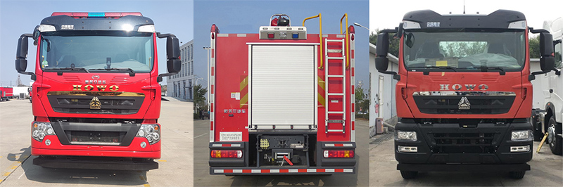 新東日牌YZR5180GXFAP50/H6壓縮空氣泡沫消防車公告圖片
