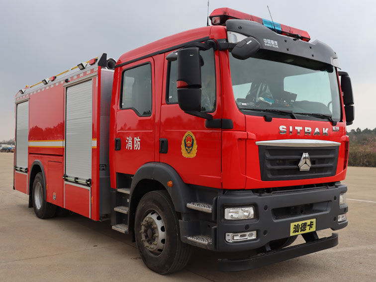 振翔牌MG5190GXFSG80/F6水罐消防車(chē)公告圖片