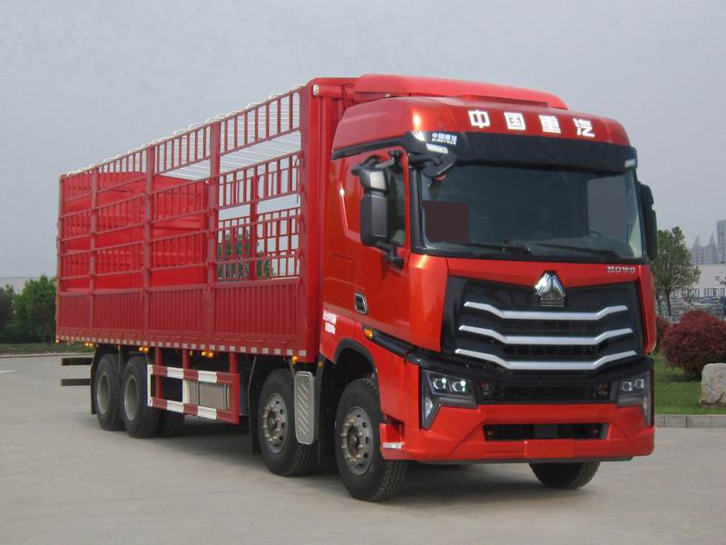 豪沃牌ZZ5317CCYV446KF1倉(cāng)柵式運(yùn)輸車公告圖片