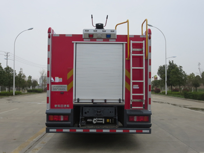 新東日牌YZR5180GXFAP50/G6A壓縮空氣泡沫消防車(chē)公告圖片