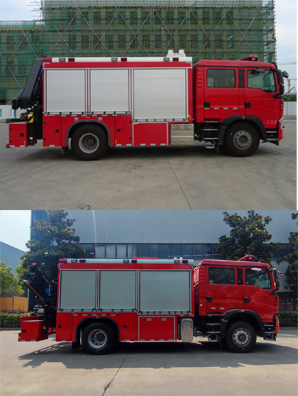 新東日牌YZR5140TXFJY130/H6搶險(xiǎn)救援消防車公告圖片