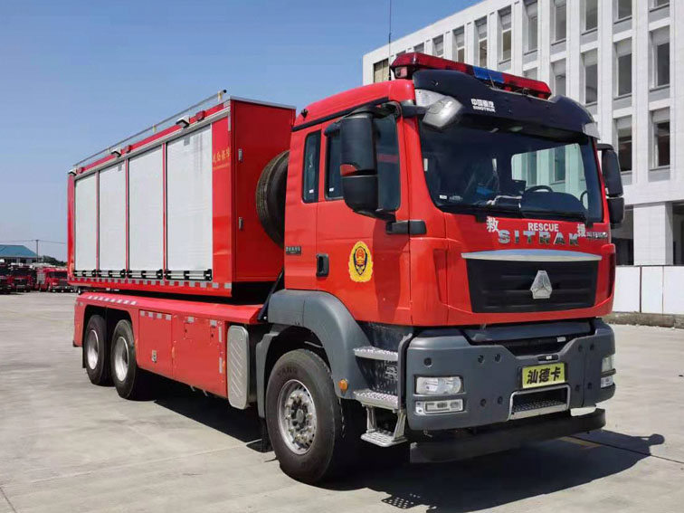 振翔股份牌ZXT5210TXFZX80/F6自裝卸式消防車公告圖片