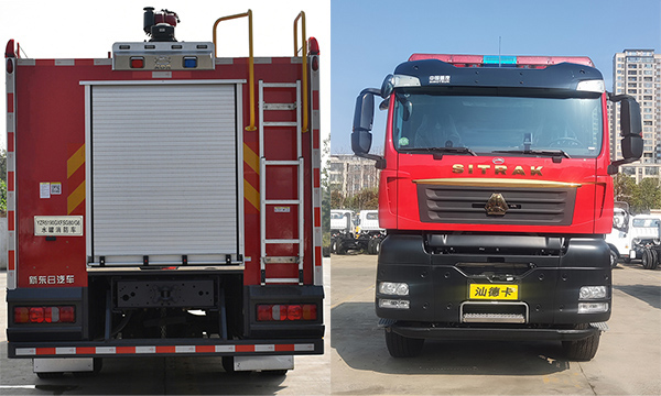 新東日牌YZR5190GXFSG80/G6水罐消防車公告圖片