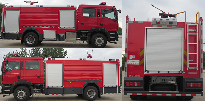 新東日牌YZR5190GXFSG80/G6水罐消防車公告圖片