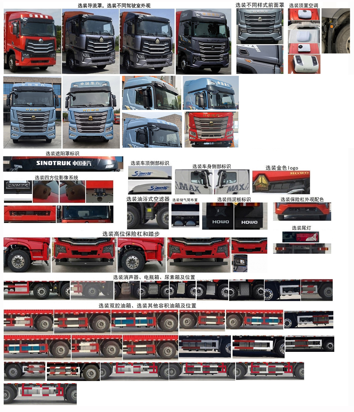 豪沃牌ZZ5317CCQV446KF1畜禽運輸車公告圖片