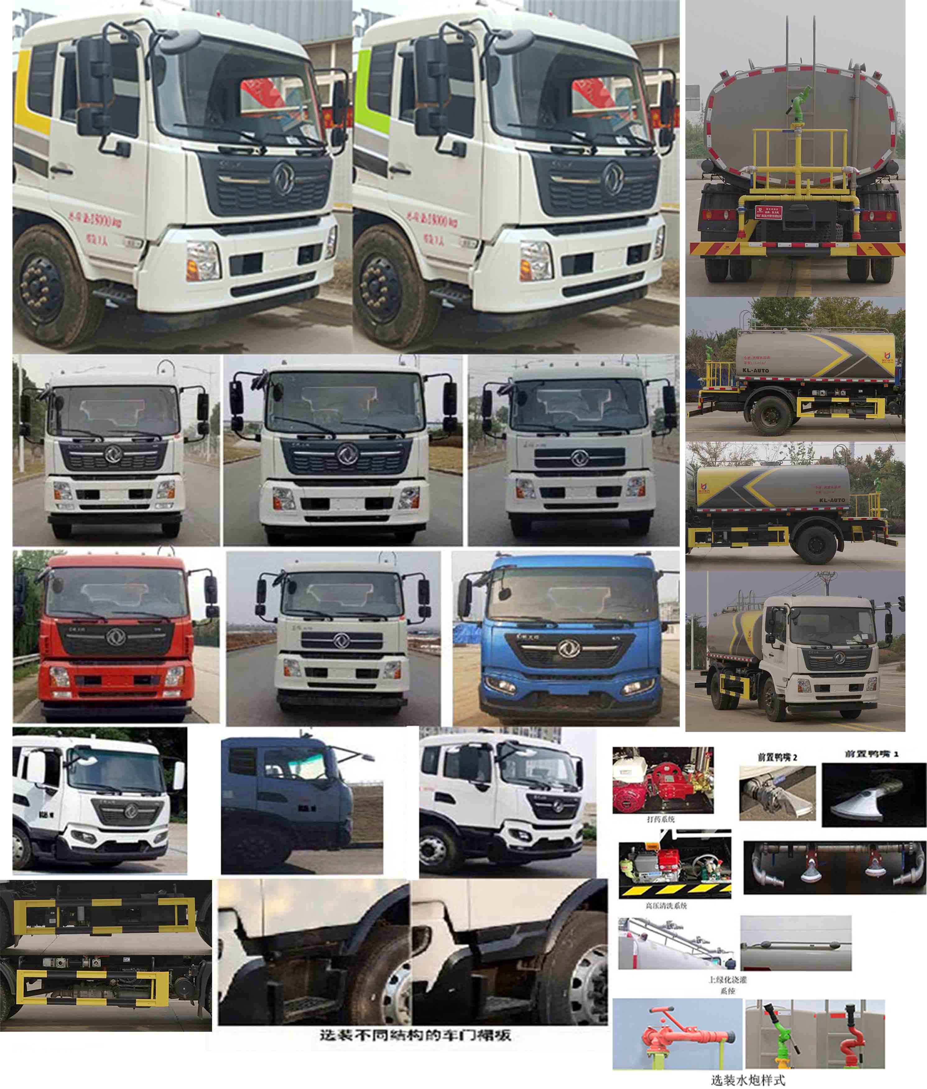 凱力風牌KLF5180GPSDF6綠化噴灑車公告圖片