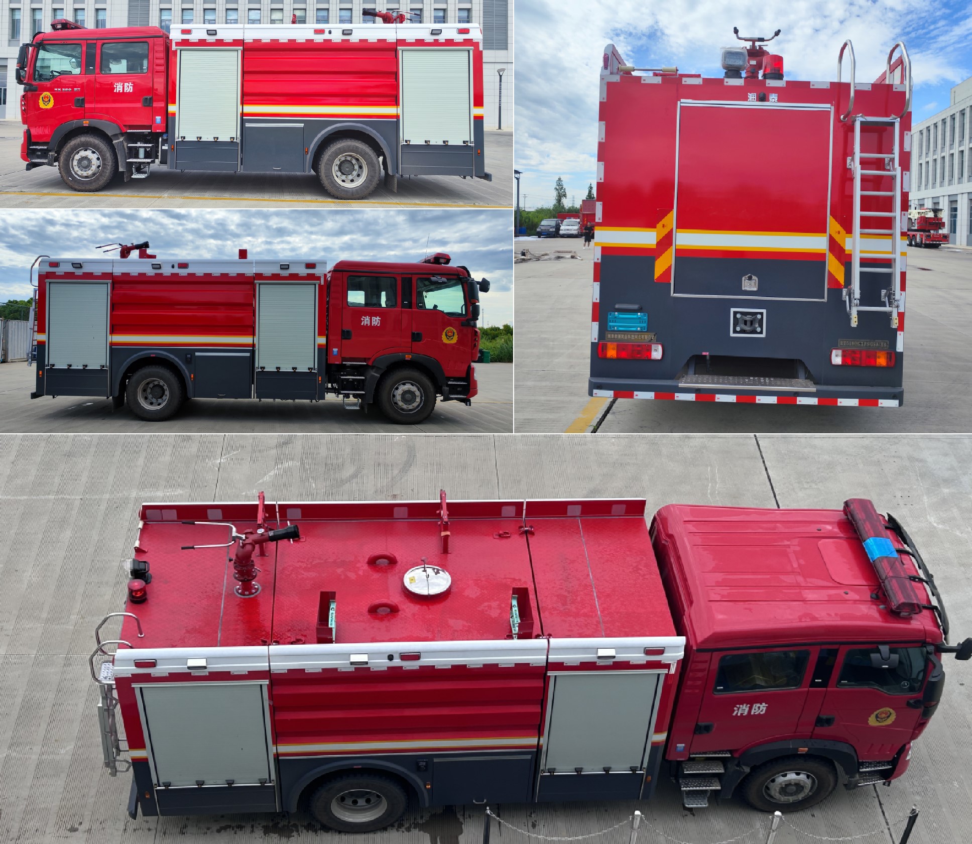 潤泰牌RT5190GXFSG80/H6水罐消防車公告圖片