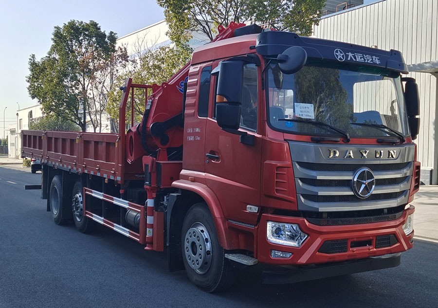 佳恒杜德牌HDD5240JSQ隨車起重運輸車公告圖片
