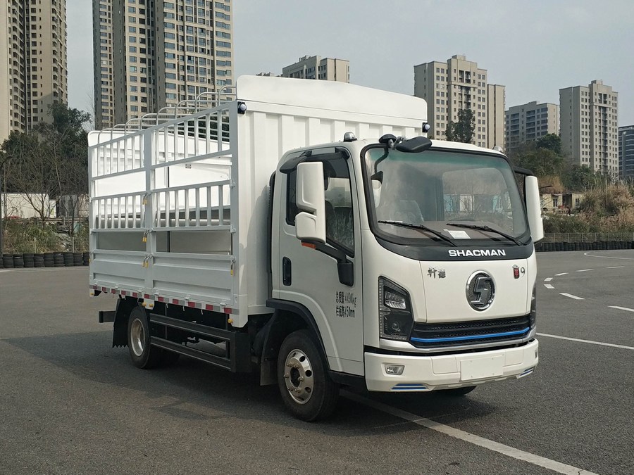 陜汽牌SX5041CCYNP6331倉柵式運輸車公告圖片