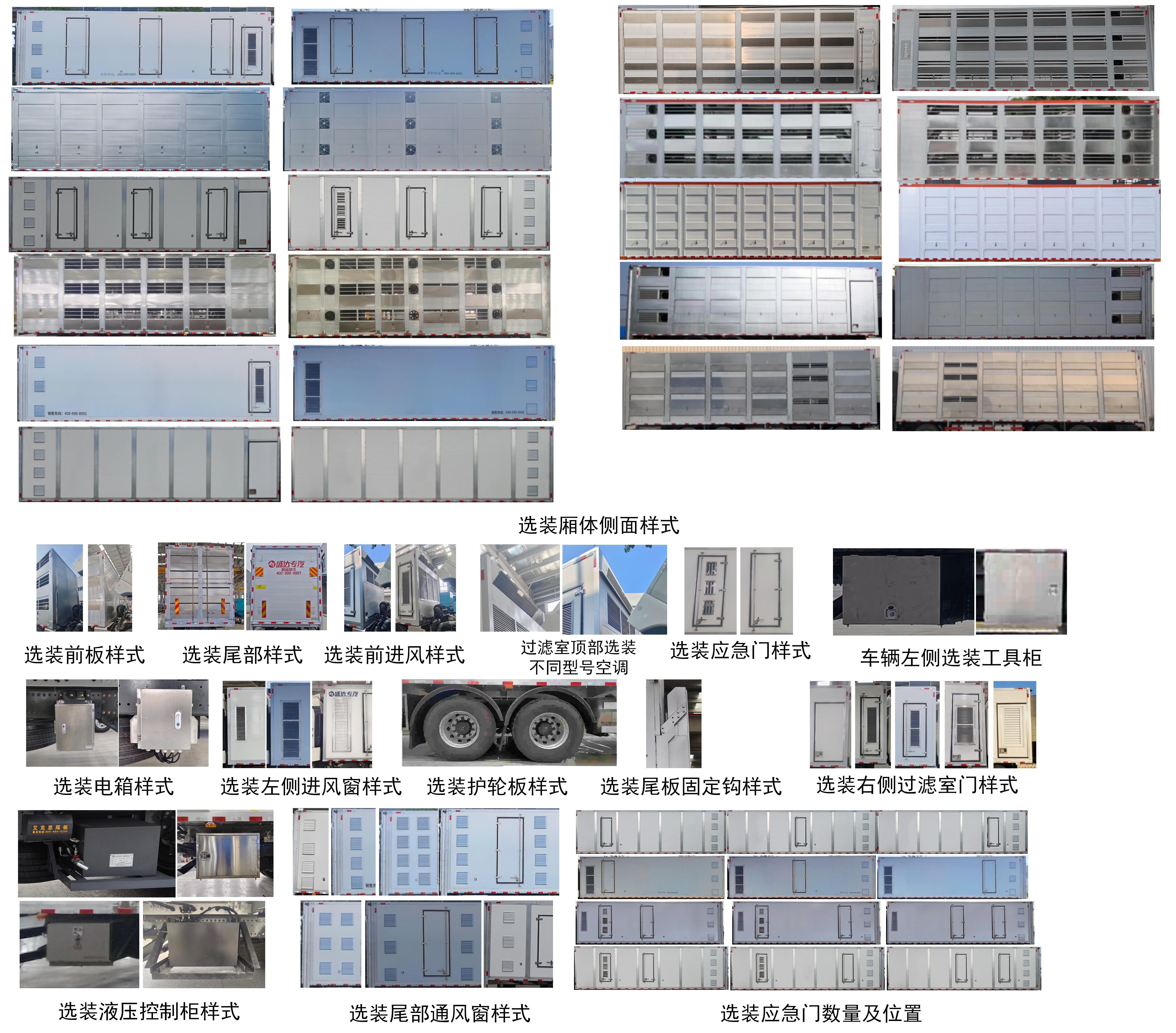 牧安達牌SDM5310XCQ雛禽運輸車公告圖片