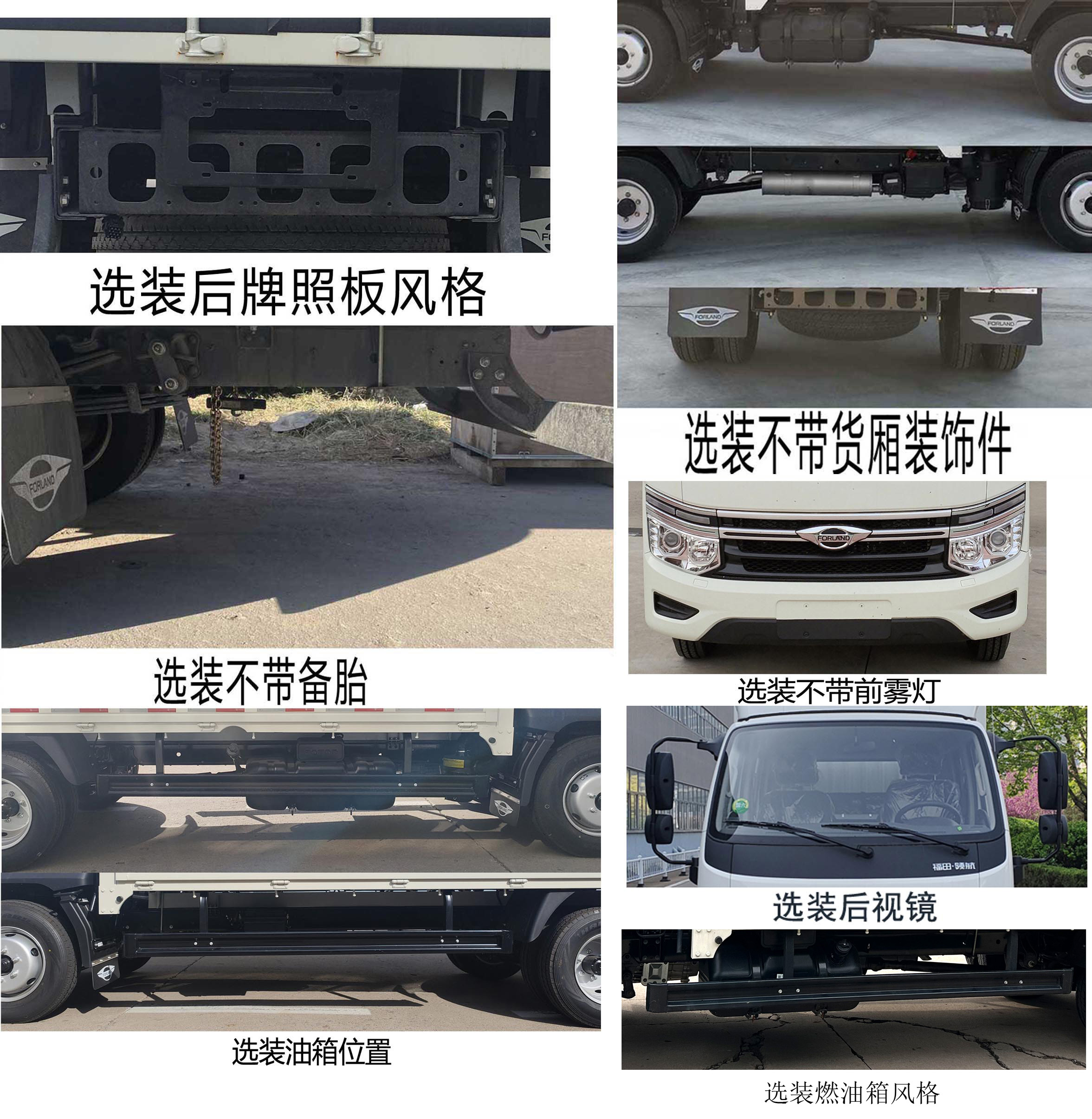 福田牌BJ5035CCY4JV6-16倉(cāng)柵式運(yùn)輸車公告圖片