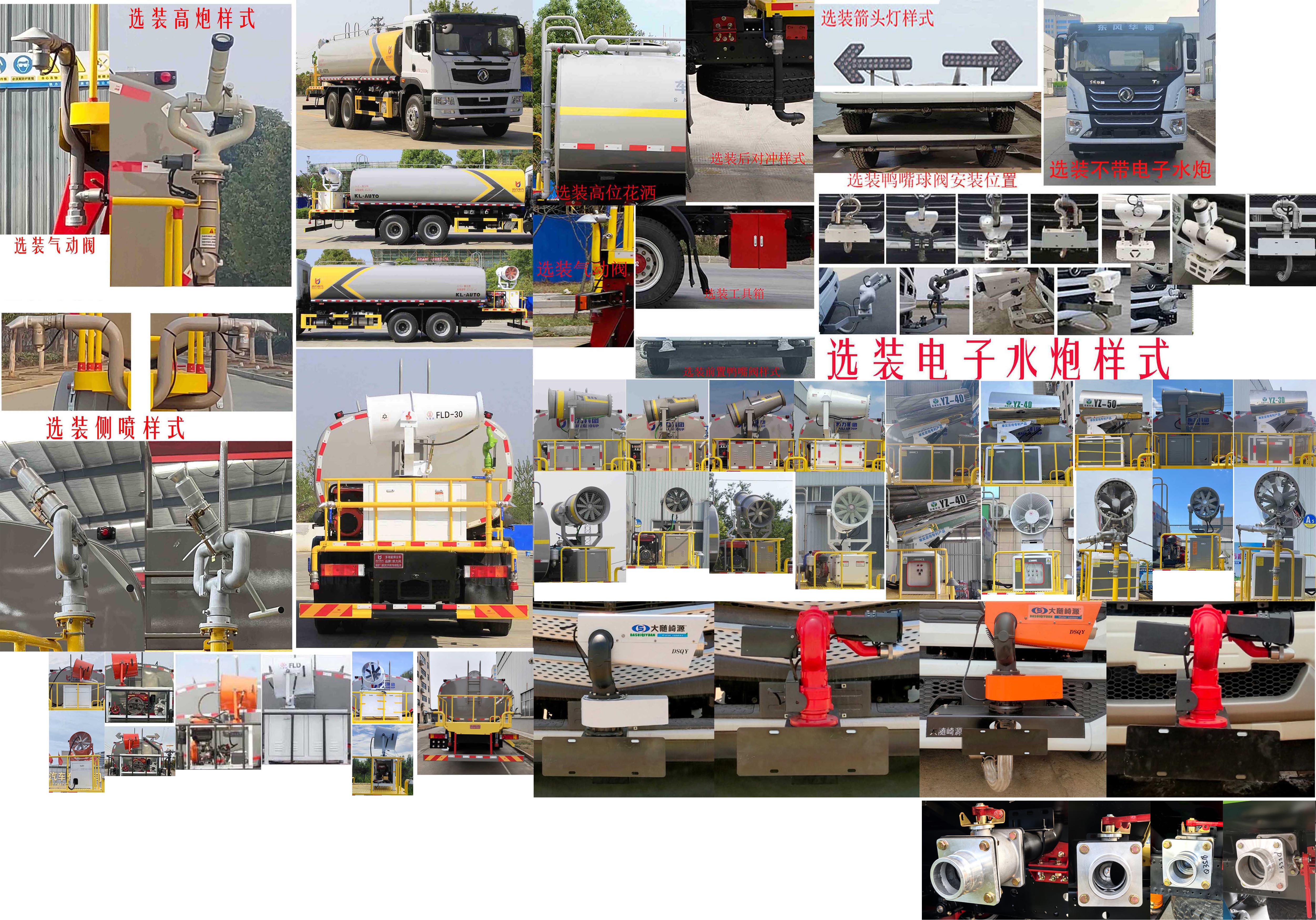 凱力風(fēng)牌KLF5251TDYE6多功能抑塵車公告圖片