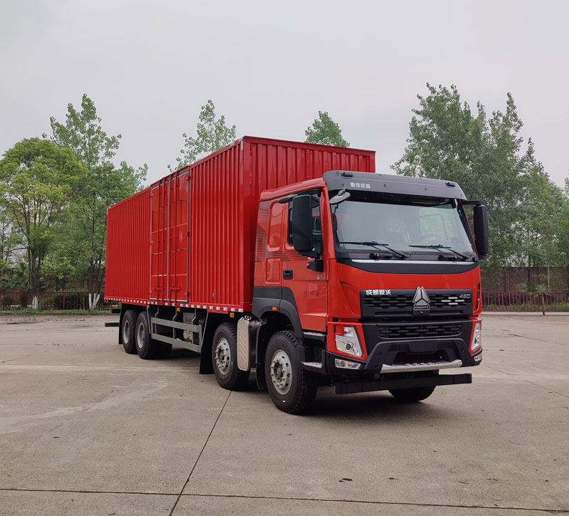 豪沃牌ZZ5317XXYV4667F1廂式運(yùn)輸車公告圖片