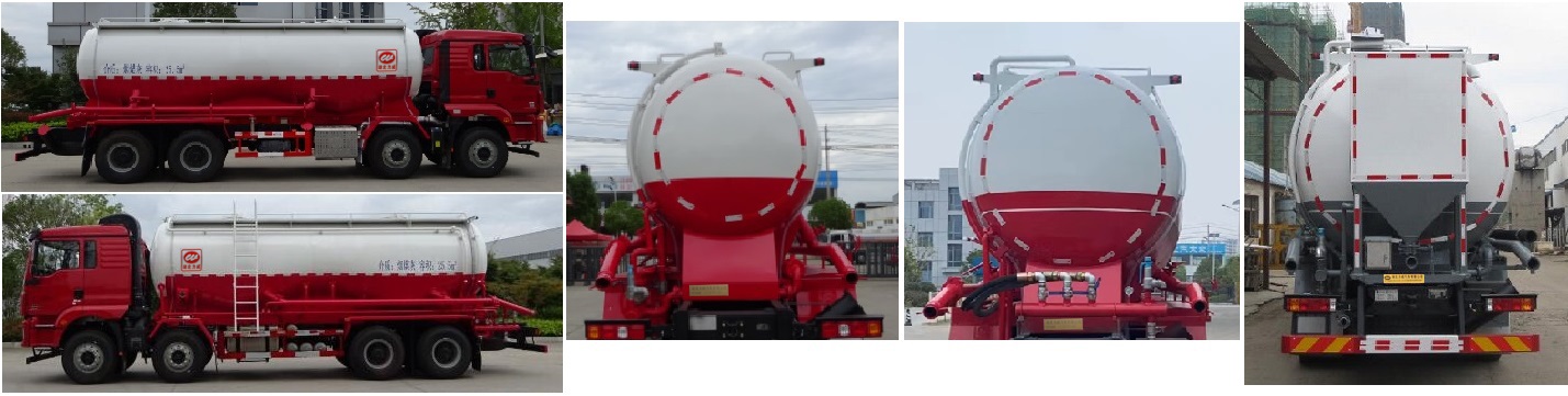 中汽力威牌HLW5310GFLSX6低密度粉粒物料运输车公告图片