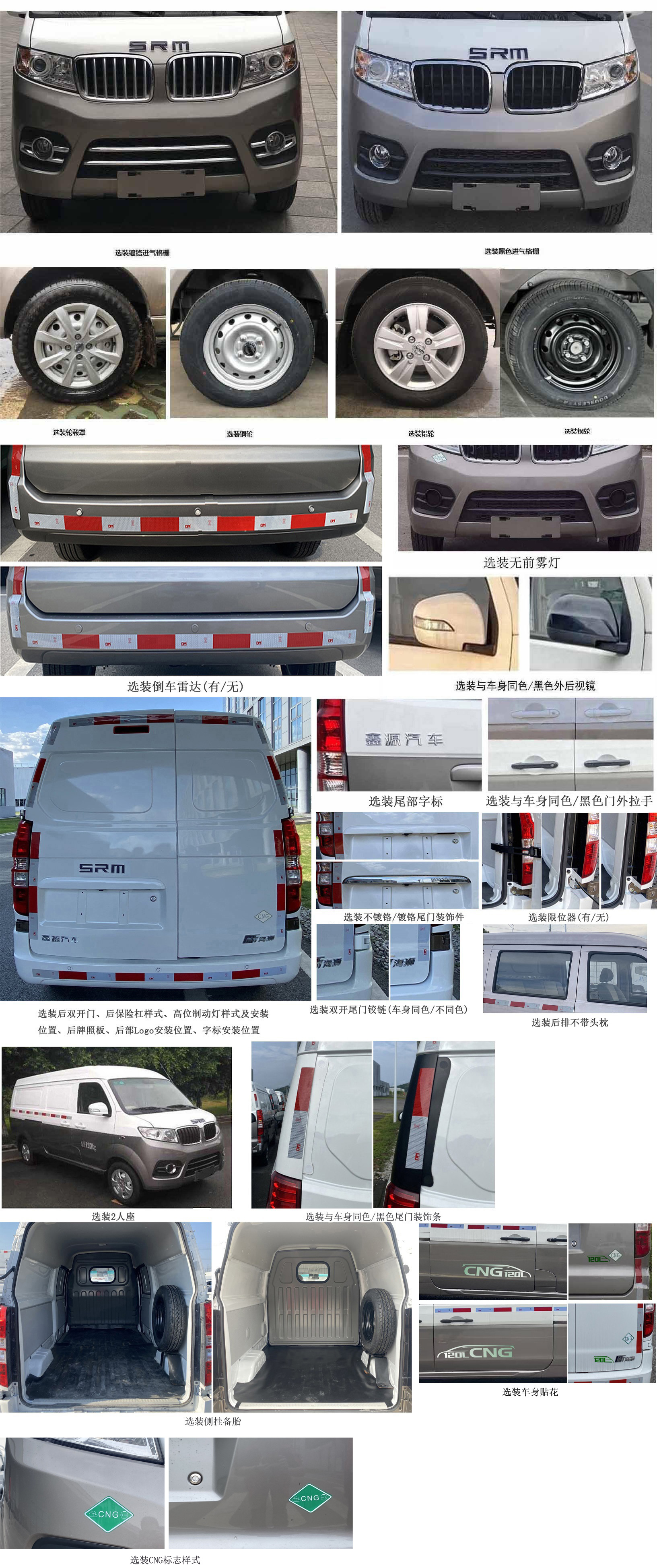 鑫源牌JKC5025XXYA6X3CNG厢式运输车公告图片