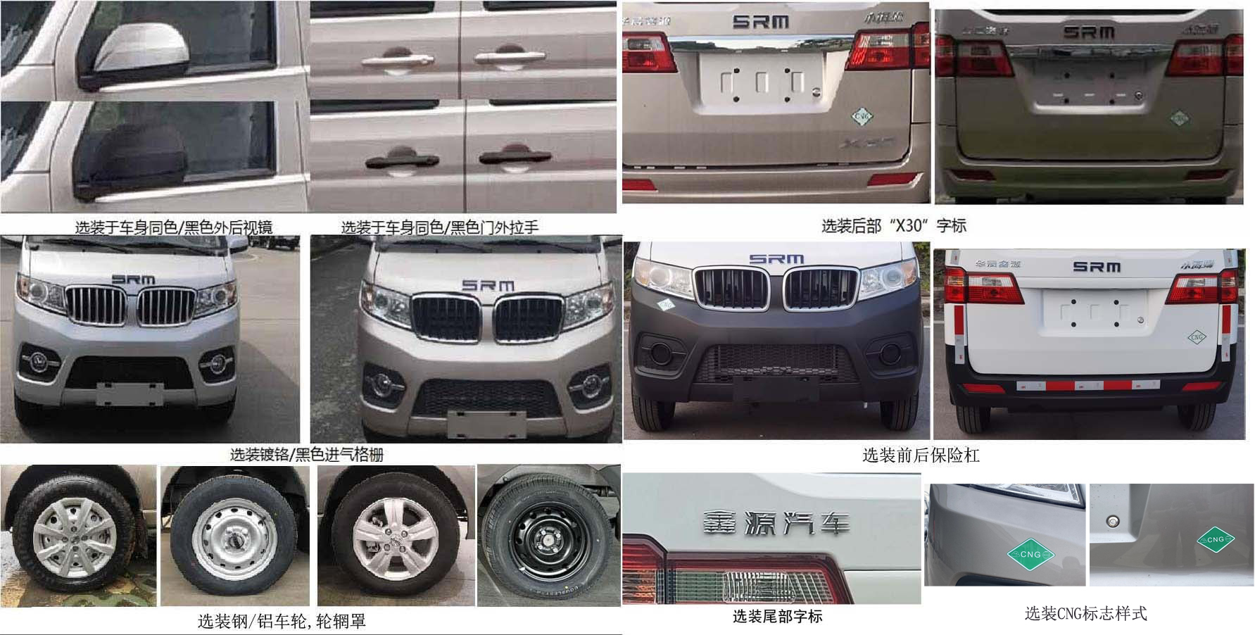 鑫源牌JKC5025XXYA6X0CNG厢式运输车公告图片
