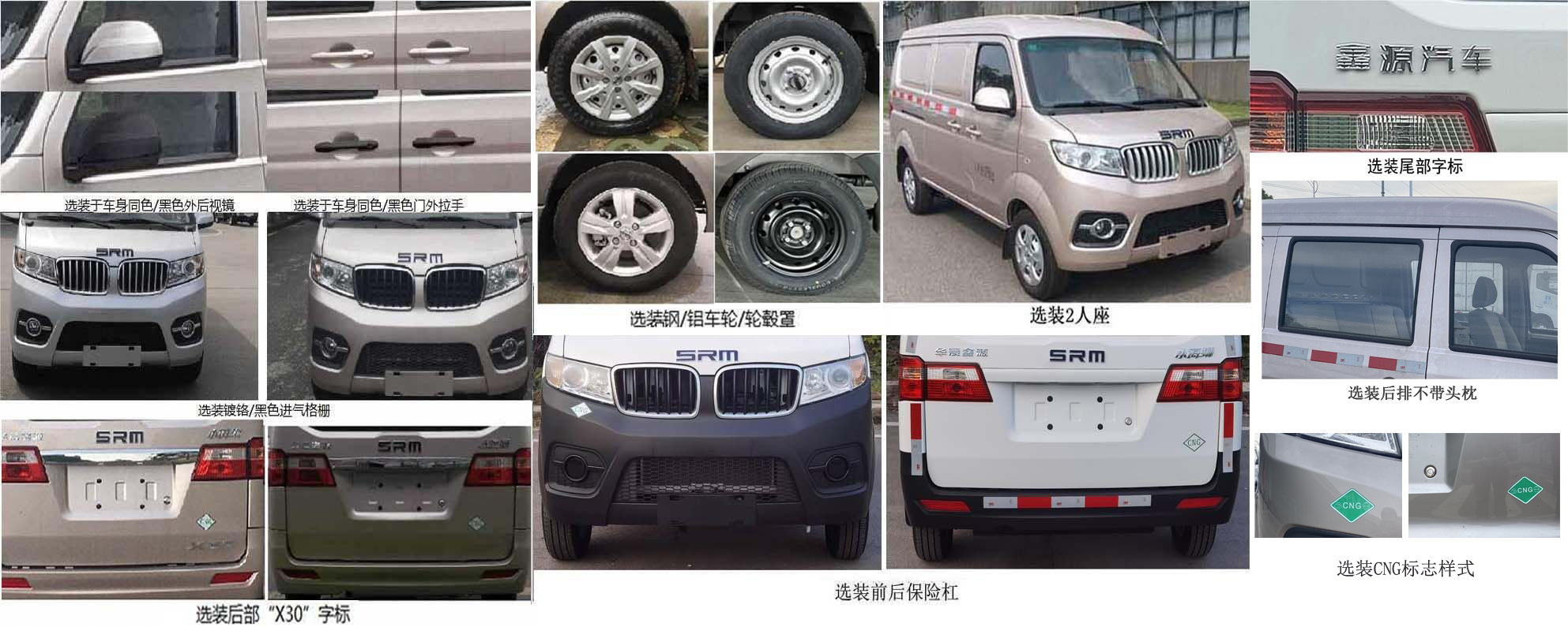 鑫源牌JKC5025XXYA6X1CNG厢式运输车公告图片
