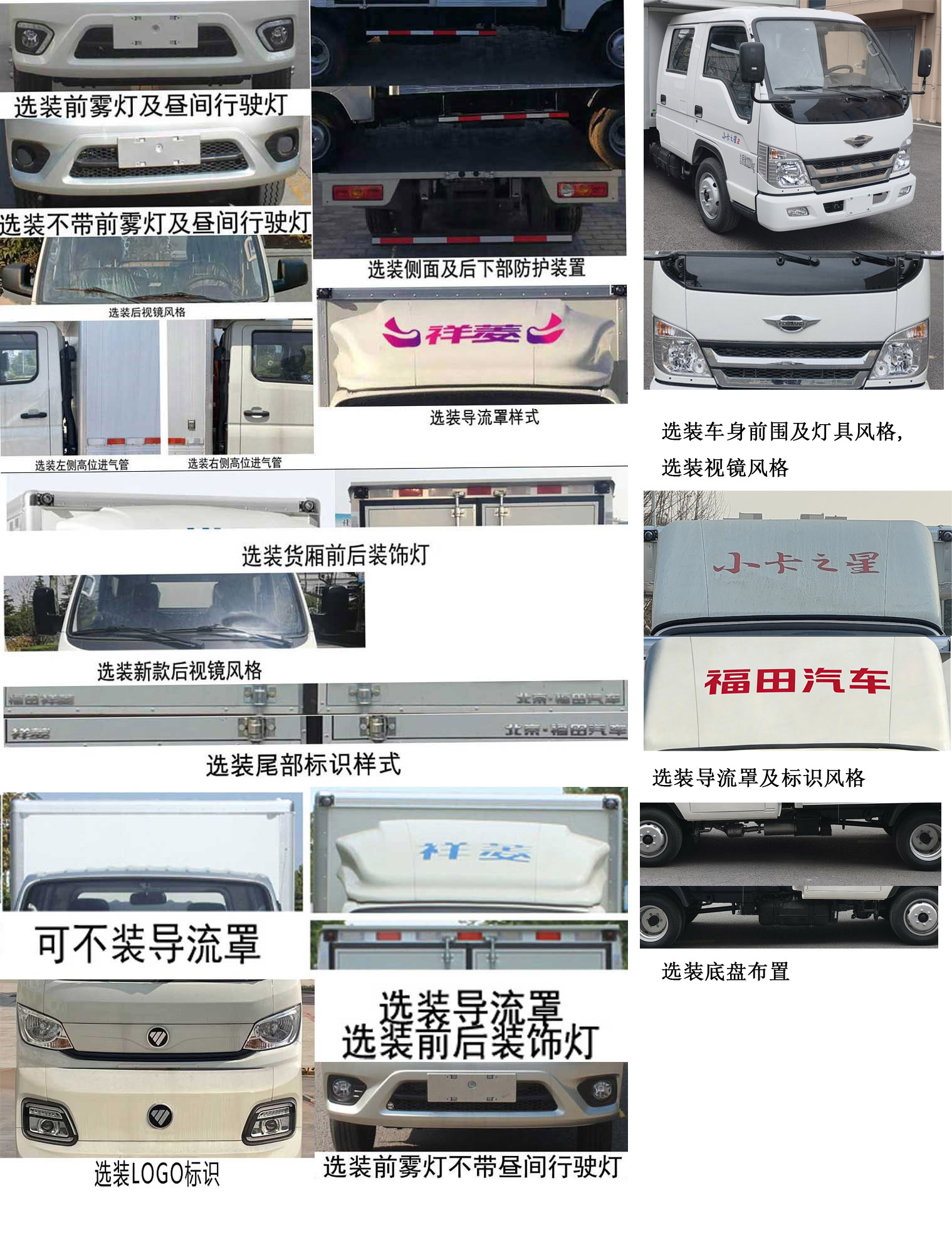 福田牌BJ5032XXY4AV5-11厢式运输车公告图片