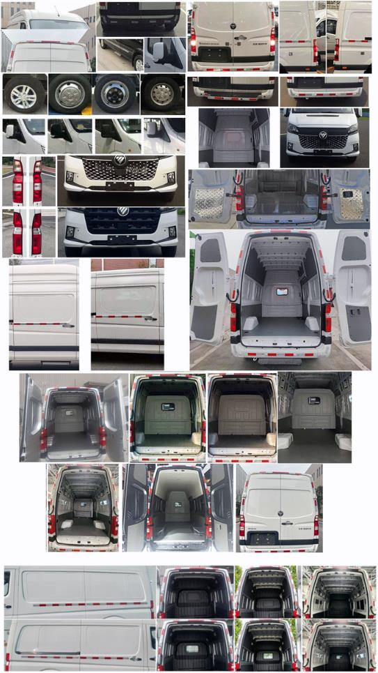 福田牌BJ5048XXY-X2厢式运输车公告图片