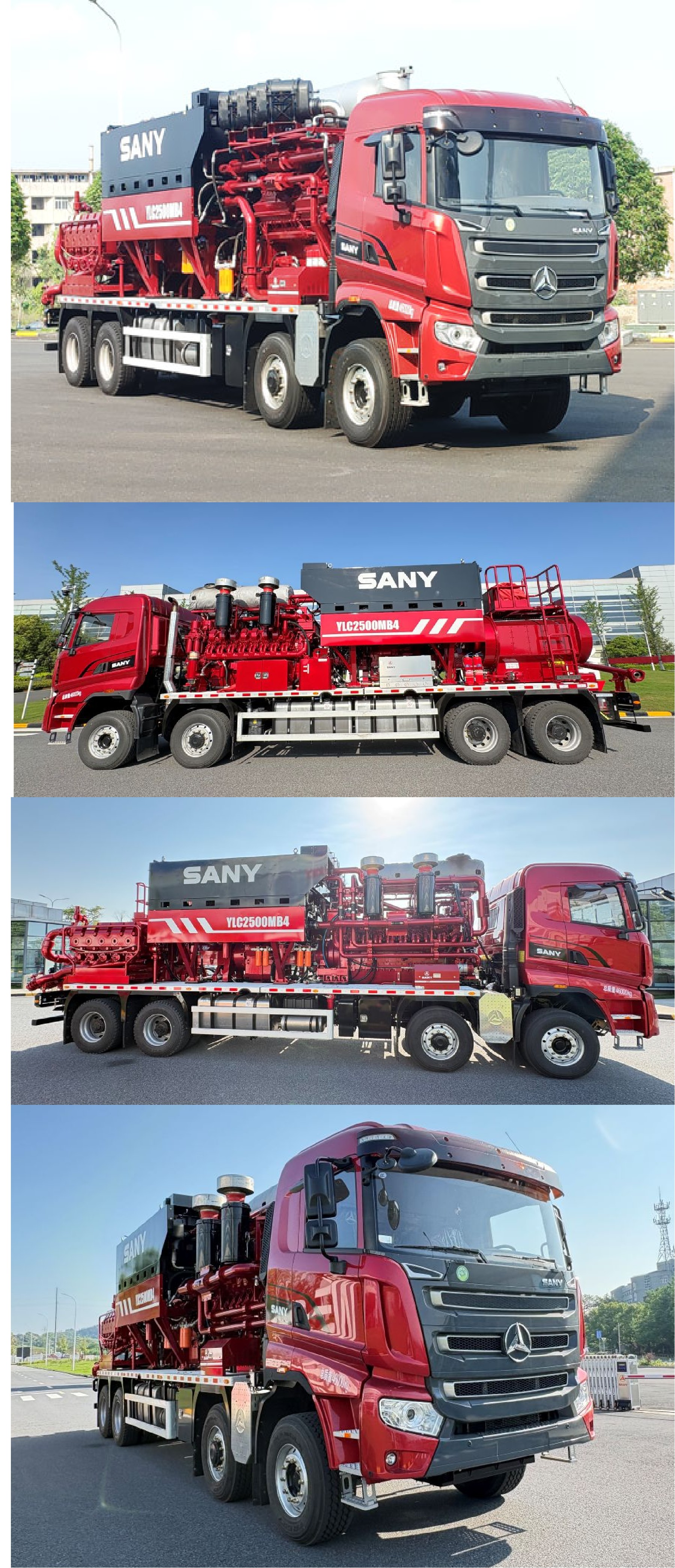 三一牌SYR5461TYL压裂车公告图片
