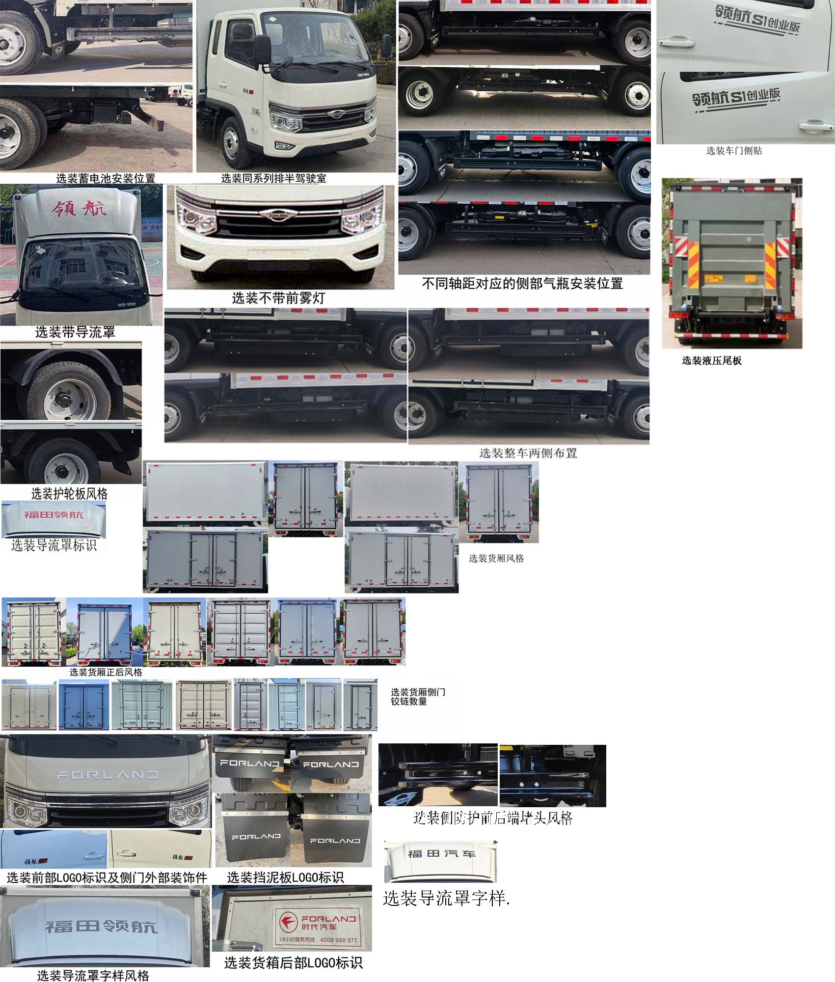 福田牌BJ5045XXYAJC6-20厢式运输车公告图片