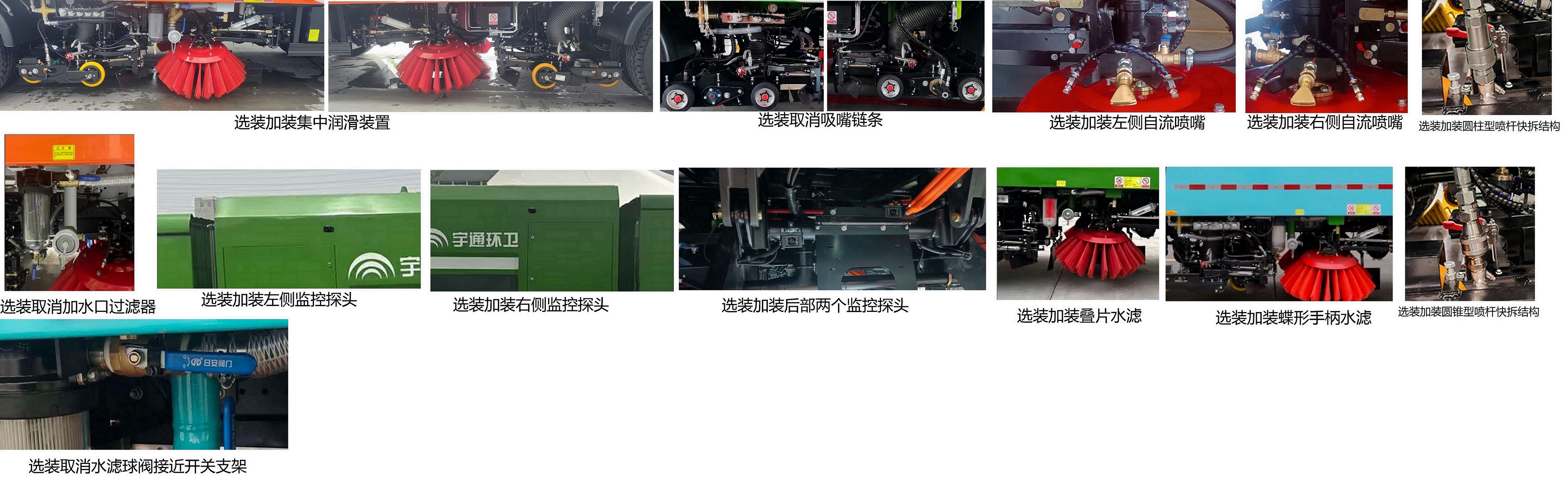 宇通牌YTZ5186TXSD1BEV纯电动洗扫车公告图片