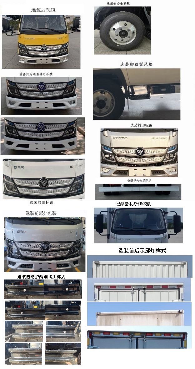 福田牌BJ5044XXY-FM6厢式运输车公告图片