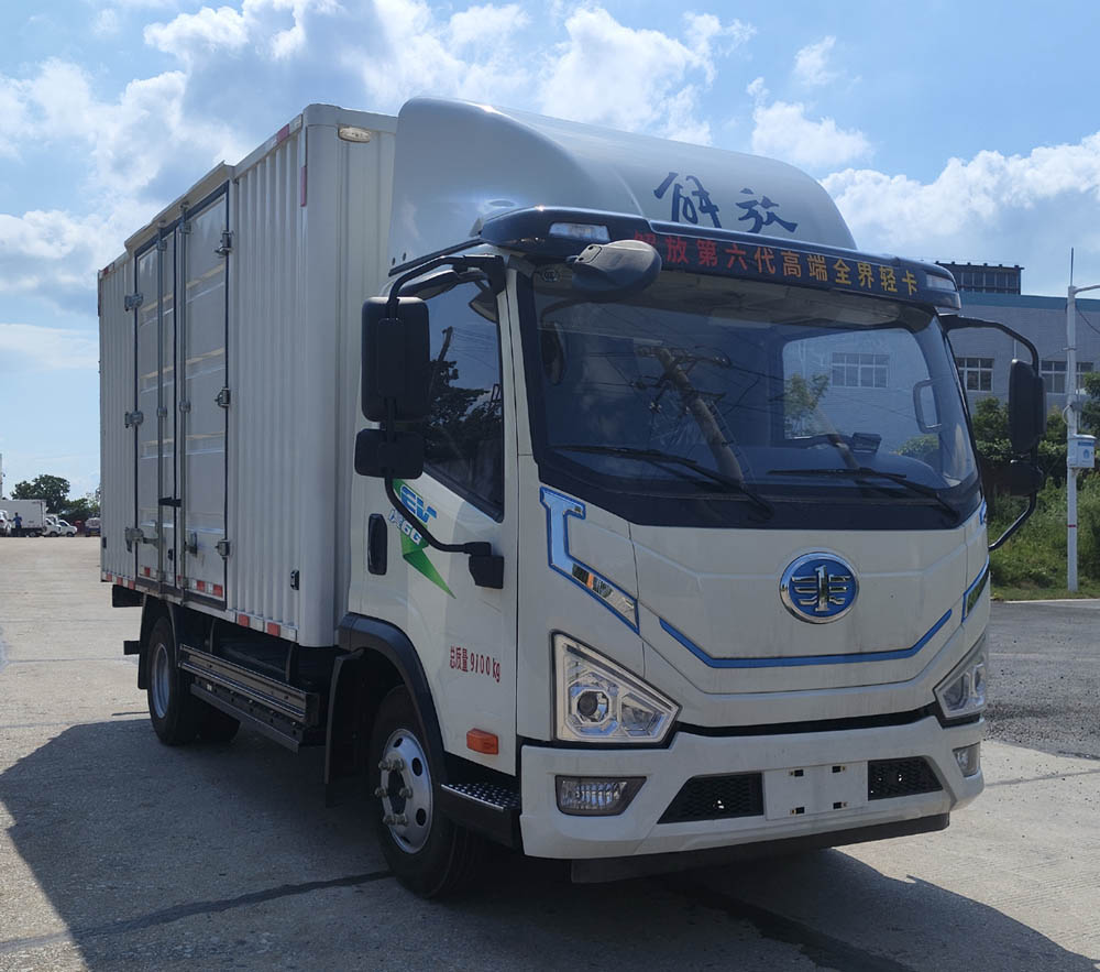 解放牌CA5096XXYP40L2BEVA85纯电动厢式货车公告图片