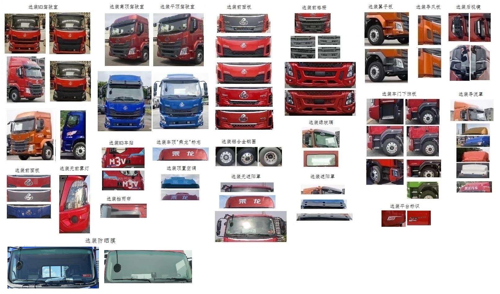 乘龙牌LZ5181ZKXH5AC101车厢可卸式汽车公告图片