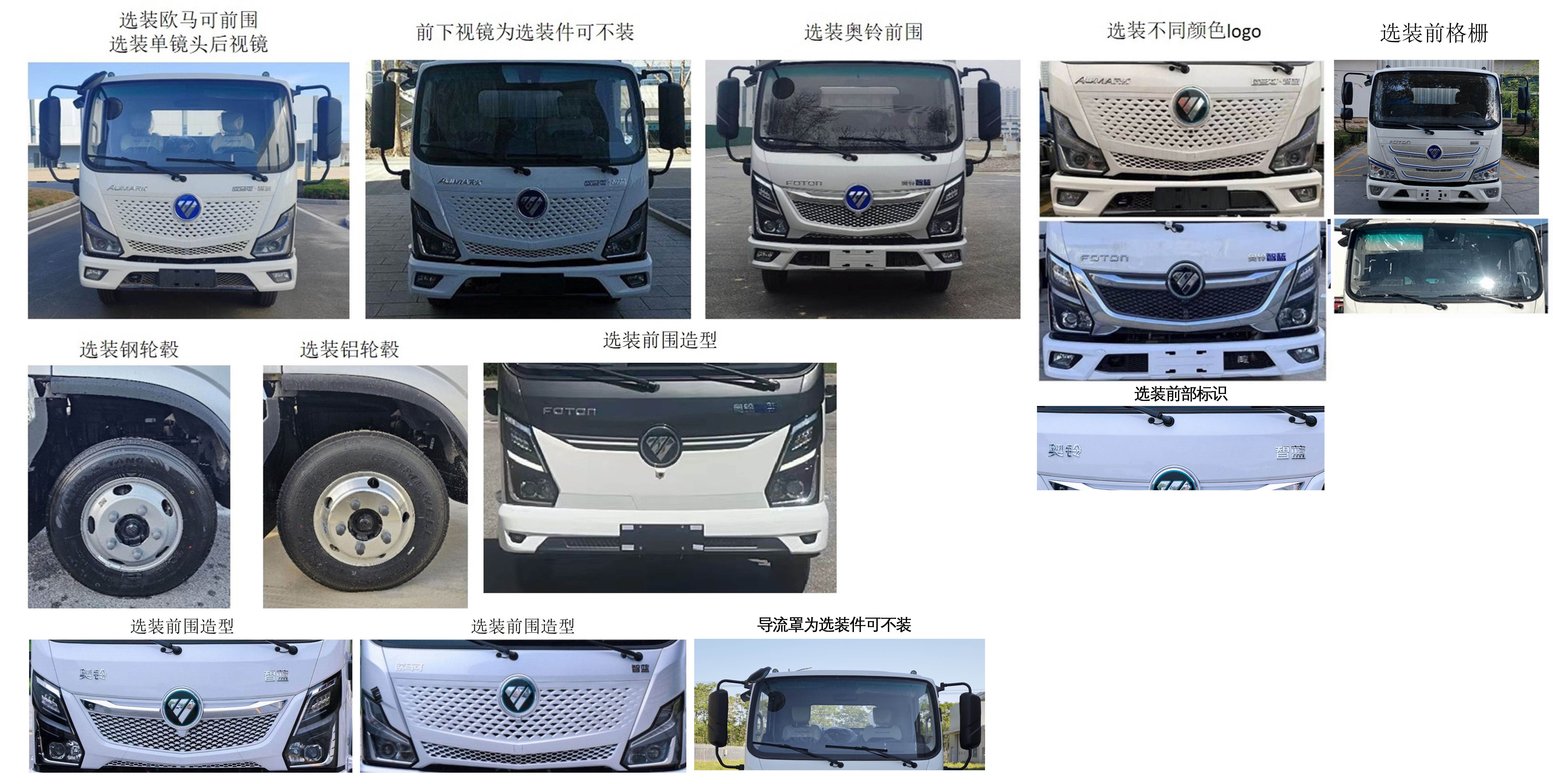 福田牌BJ5040ZKXEV5纯电动车厢可卸式汽车公告图片
