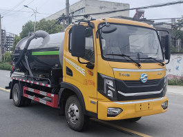 炎帝牌SZD5070GXWDFDBEV纯电动吸污车