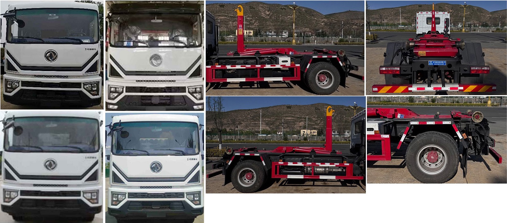 程力威牌CLW5180ZXXE6车厢可卸式垃圾车公告图片