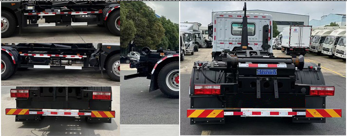 程力威牌CLW5180ZXXE6车厢可卸式垃圾车公告图片