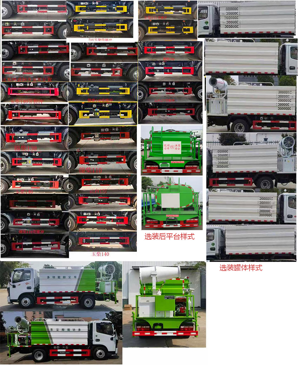 神绿通牌SLV5045TDYE多功能抑尘车公告图片