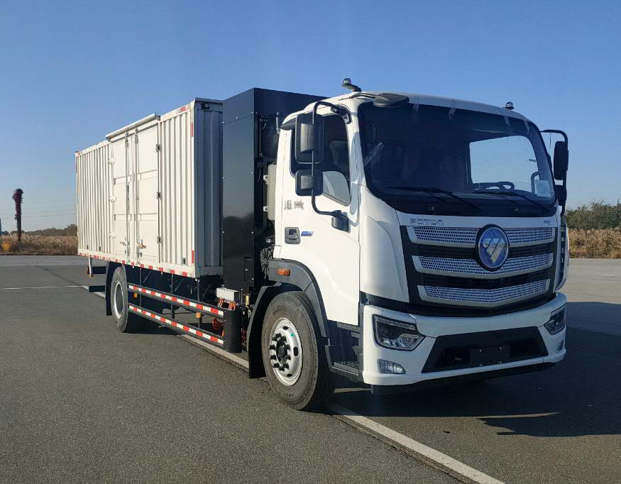 福田牌BJ5186XXYFCEV1燃料电池厢式运输车公告图片