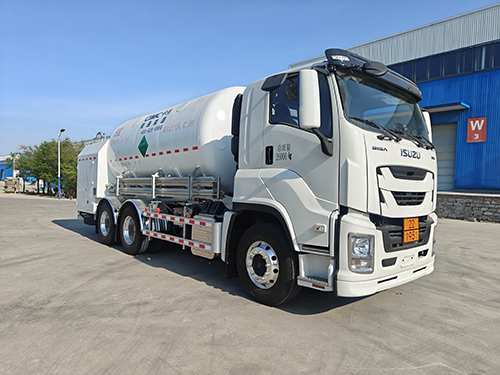 中集牌NTV5260GDYE低温液体运输车公告图片