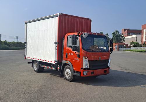 豪沃牌ZZ5047XXYG3215F143厢式运输车