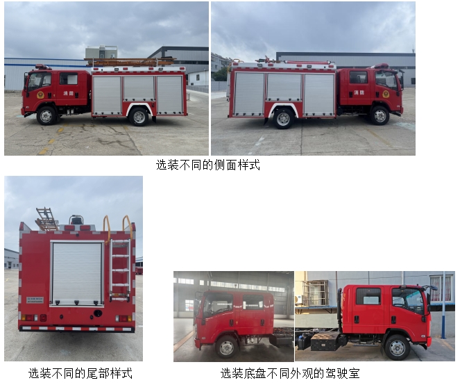 海翔龙牌AXF5100GXFSG40/WS01水罐消防车公告图片