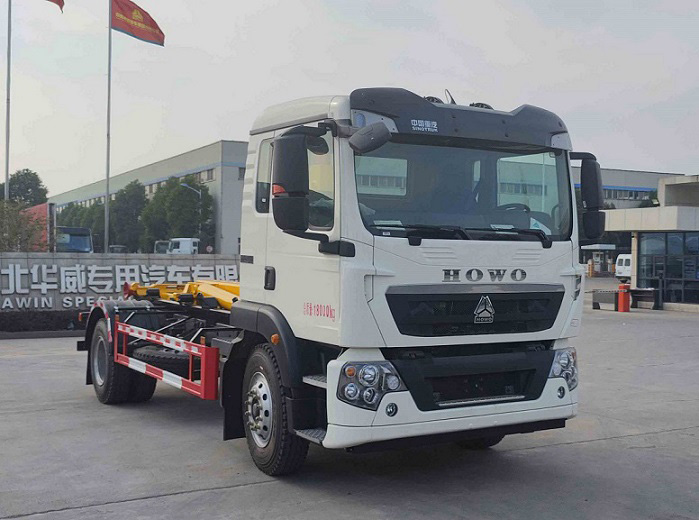 華威馳樂牌SGZ5180ZXXZZ6T5車廂可卸式垃圾車公告圖片